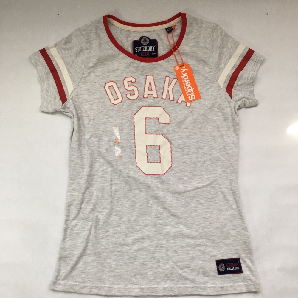 SuperDry Osaka 6 Ringer T Shirt New XL